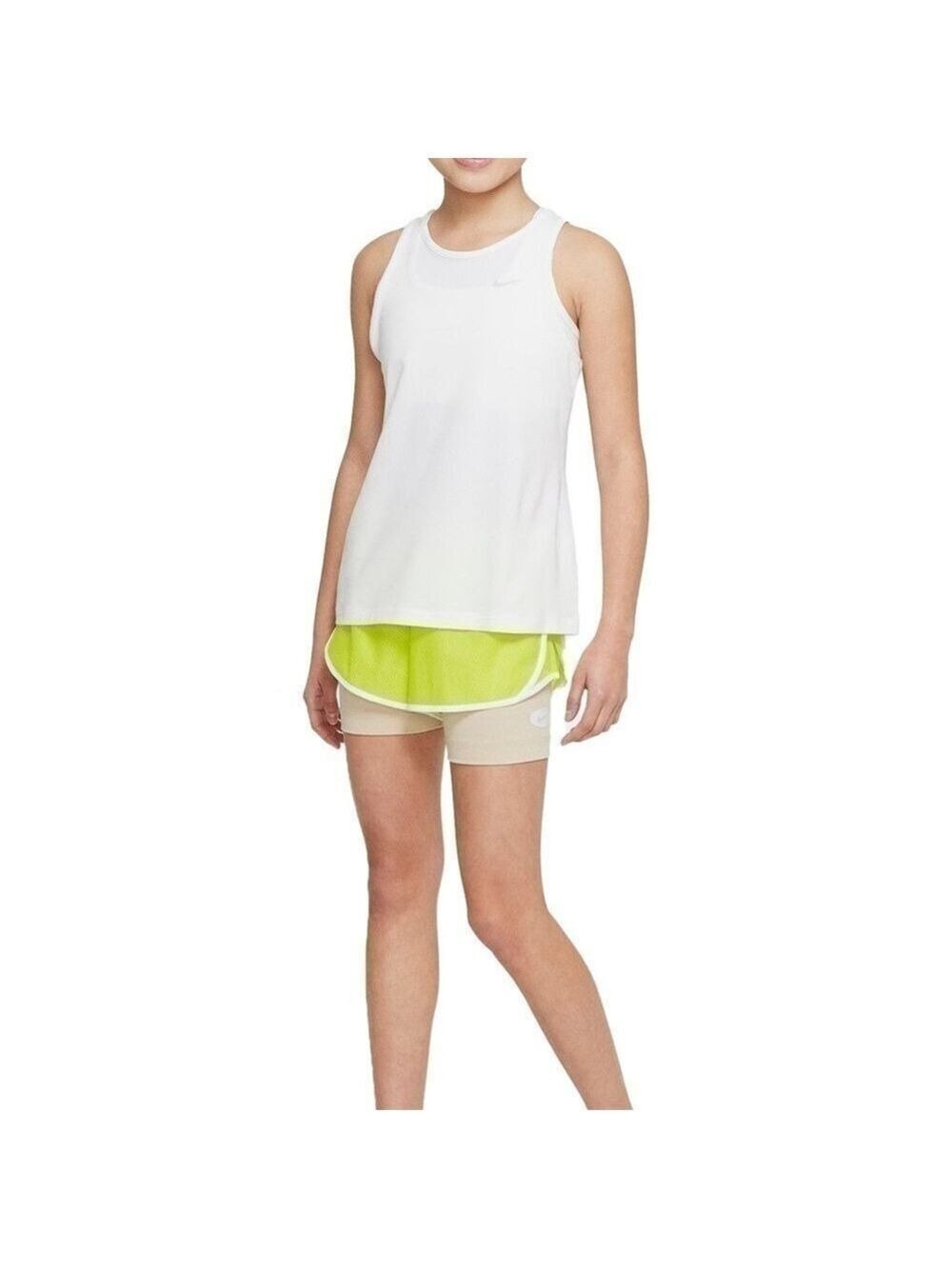 NIKE Girls' Dri-Fit Tempo 2-In-1 Training Shorts
